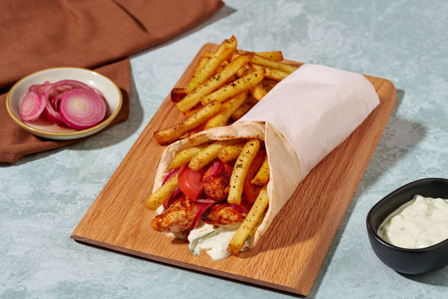 Yiayia's Spiced Chicken & Veg Gyros