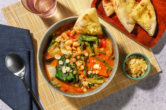 Moroccan White Bean & Vibrant Veggie Stew