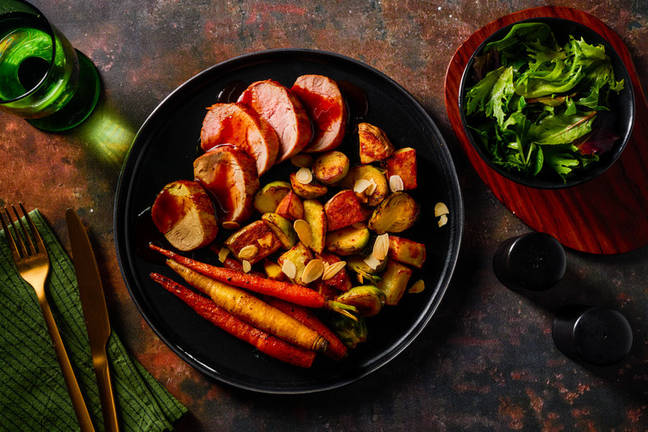 Roast Pork Tenderloin & Cherry Gravy