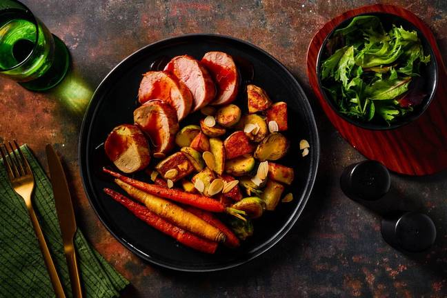 Roast Pork Tenderloin & Cherry Gravy