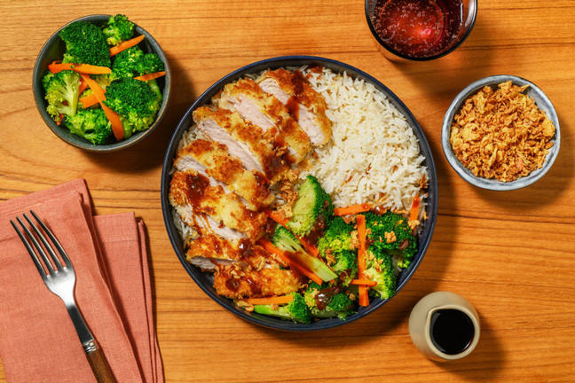 Teriyaki Pork Cutlet & Sushi Rice Bar