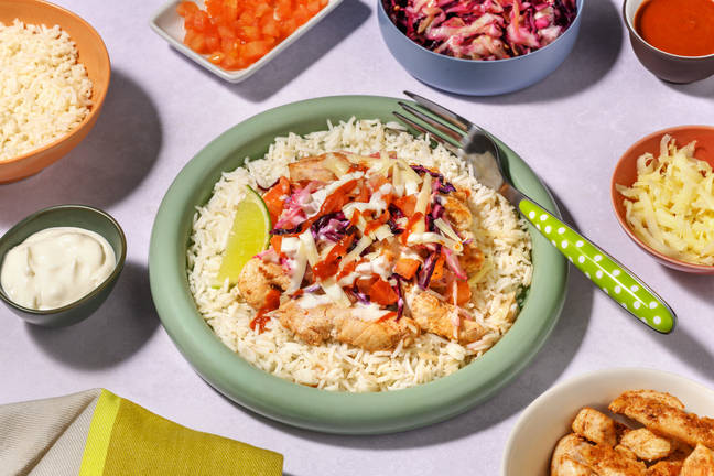 Tex-Mex Chicken & Rice Bowl Bar 