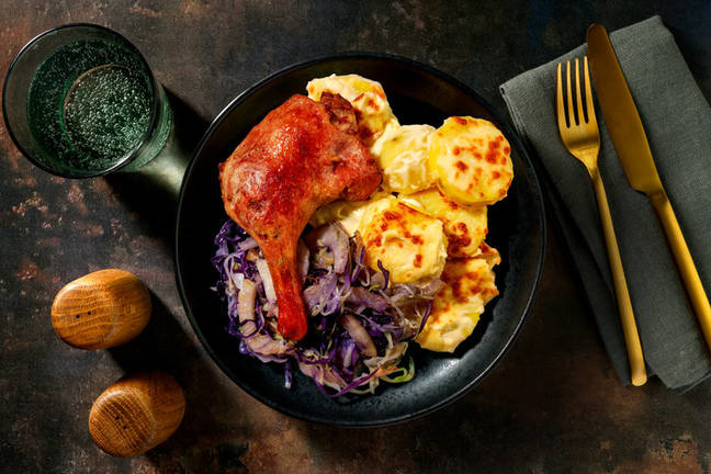Confit Duck Leg & Dauphinoise Potatoes
