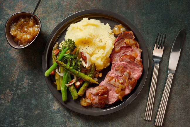 Roast Duck & Truffle-Parmesan Mash