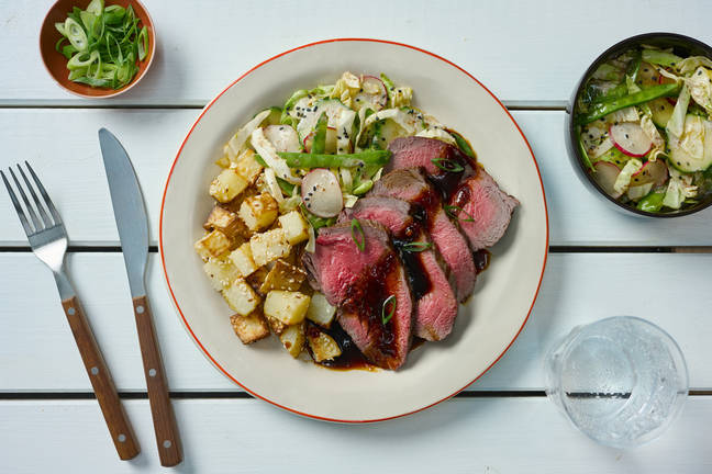 Ultimate Beef Tri-Tip & Sesame Potatoes