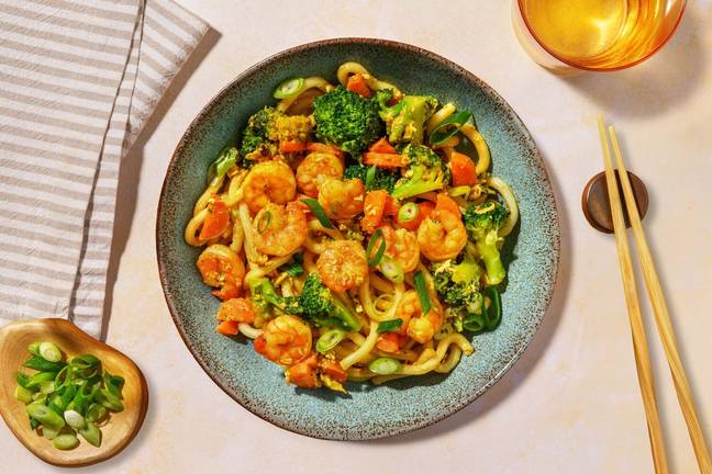 Southeast Asian Prawn & Udon Stir-Fry