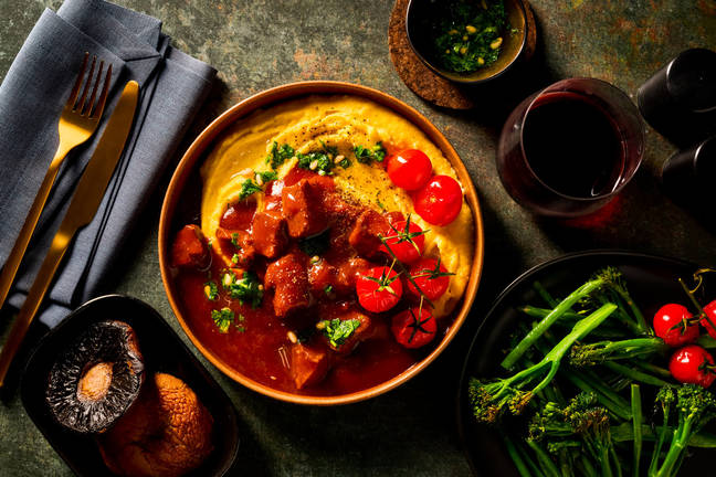 Beef Cheek Ragu & Cheesy Polenta Feast
