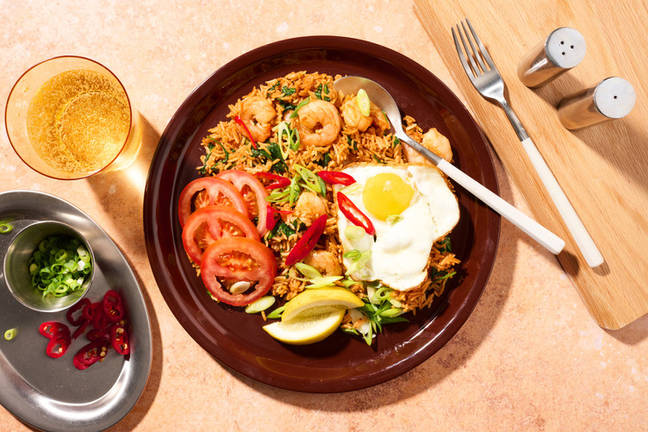 Fragrant Prawn Tom Yum Fried Rice