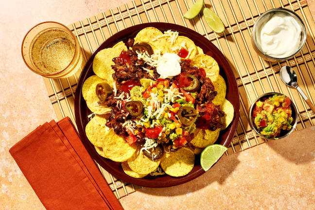 Premier Pulled Pork & Black Bean Nachos 
