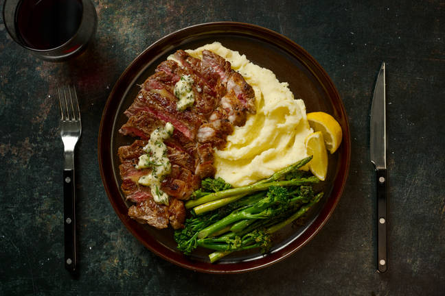 Prime Porterhouse Steak & Rosemary Butter
