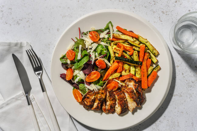 Nan’s Chicken & Rainbow Veggie Fries