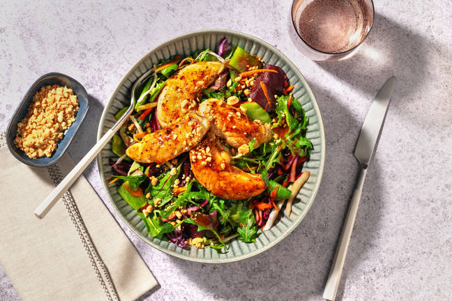 Vietnamese-Style Chicken & Pea Pod Salad