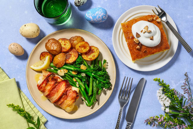 Bacon-Wrapped Hapuku & Baby Potatoes for Dinner