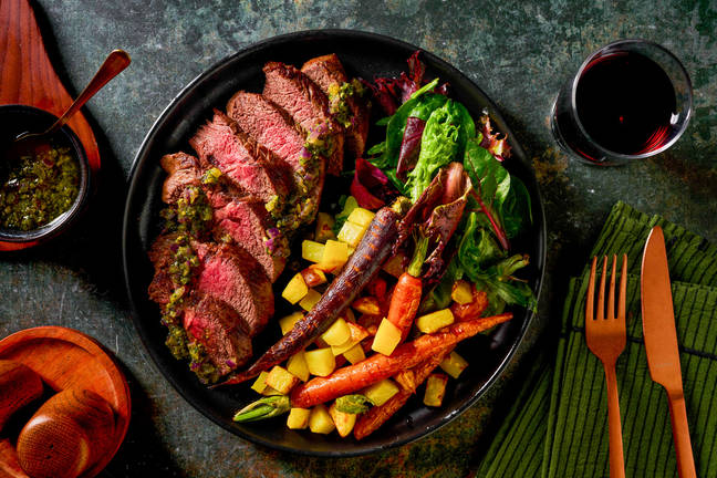 Premium Fillet Steak & 'Pesto' Butter Sauce