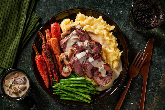 Premium Fillet Steak & Rainbow Carrots