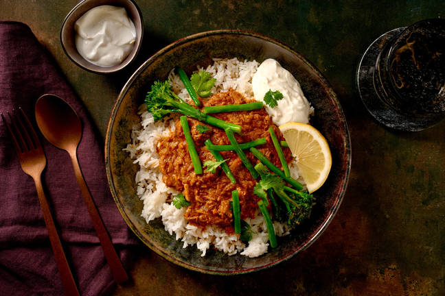 Deluxe Lamb Shoulder Korma & Garlic Greens