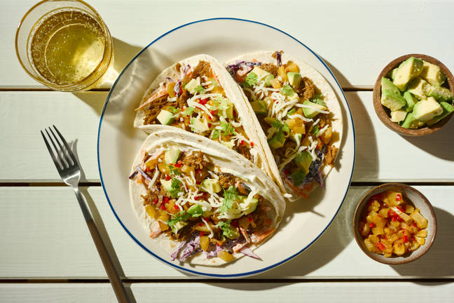 Deluxe Beef Brisket & Pineapple Salsa Tacos 