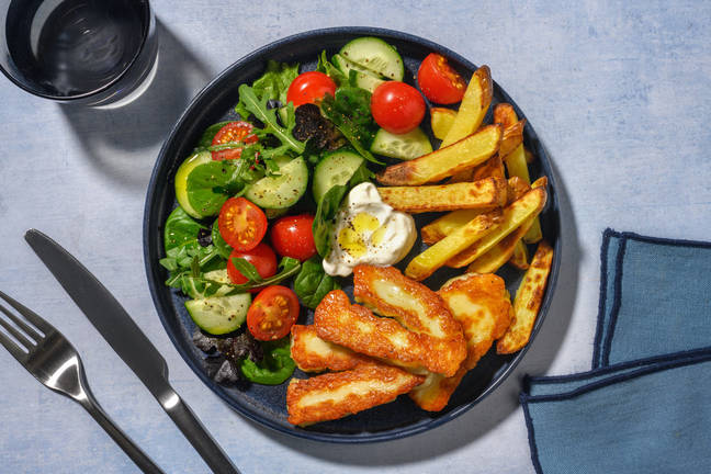 Lemon Pepper Halloumi & Potato Fries