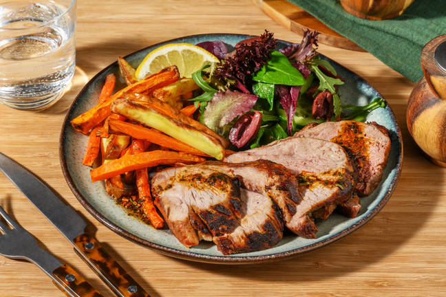 Mediterranean Lamb Rump & Veggie Fries