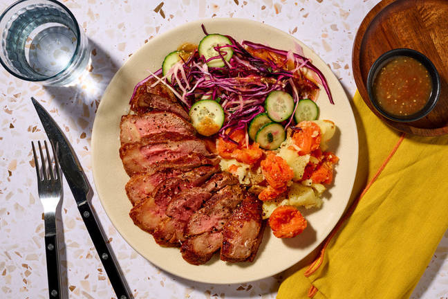 Abuela's Roast Lamb & Garlic Veggie Crush 