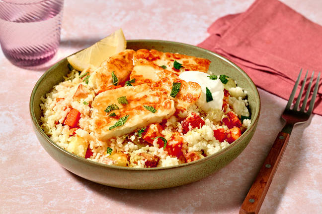 Mediterranean Halloumi & Zesty Couscous