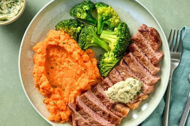 Steaks and Herb Butter