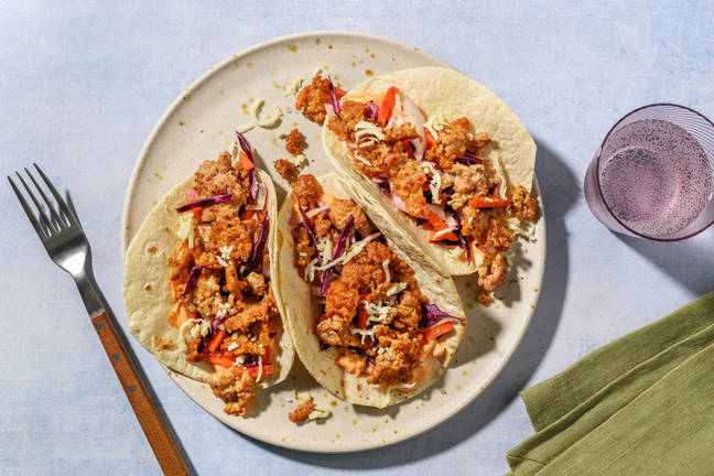 No Chop Texan Beef & Slaw Tacos