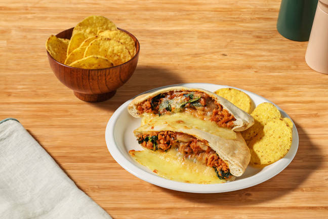 Stuffed BBQ Pulled Pork Pita Pockets