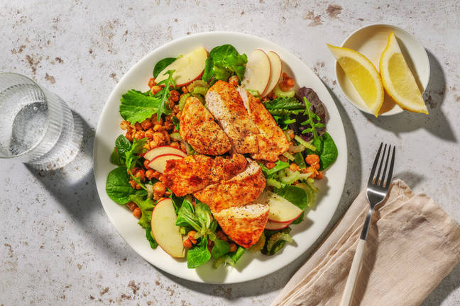 Smokey Chicken & Crushed Harissa Chickpeas