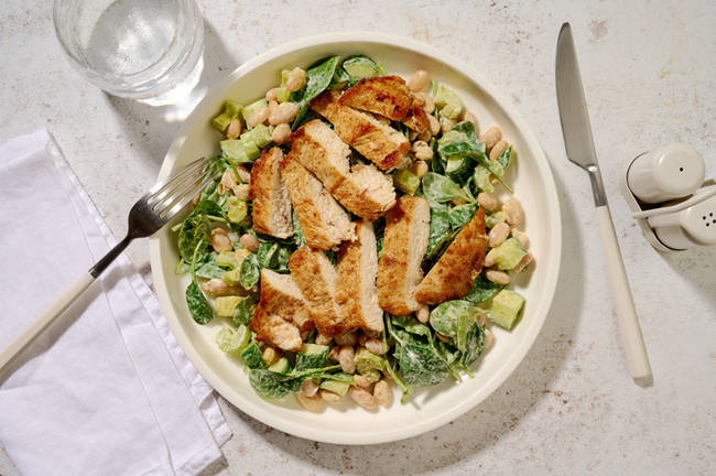 Spiced Chicken & Cannellini Bean Salad