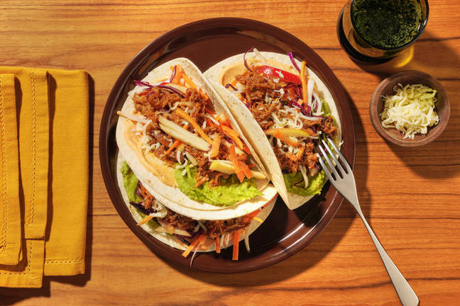 Easy Prep Pulled Pork & Mashed Avo Tacos