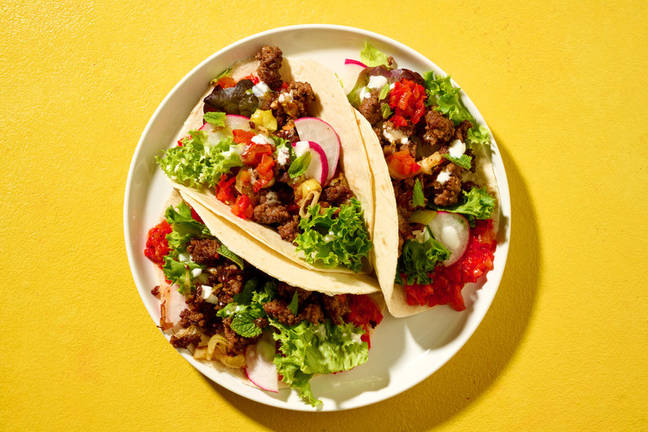 Quick Chermoula Beef & Pork Tacos
