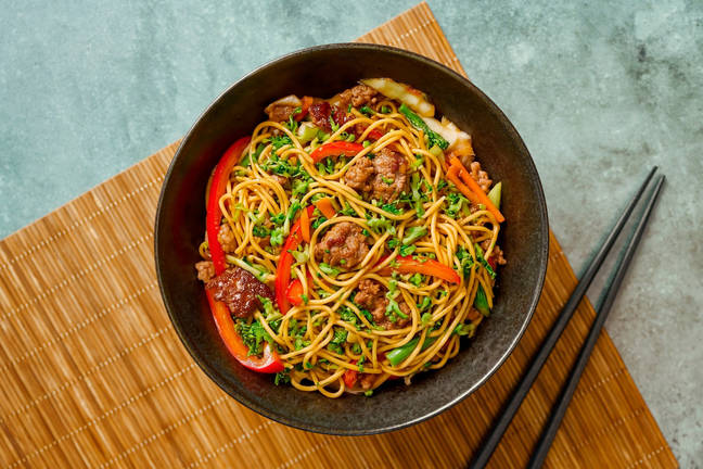 Char Siu Beef & Egg Noodle Stir-Fry
