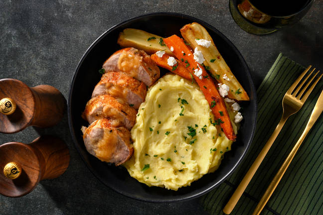 Luxe Pork Fillet & Duck Fat Roast Veg