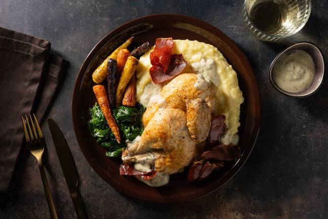 Roast Half Chicken & Crispy Prosciutto Feast