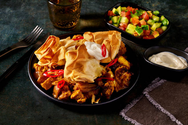 Ultimate Butter Chicken & Cauli Filo Pie