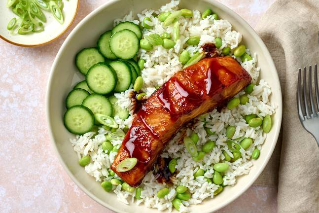 Repas futé : Bols de saumon teriyaki