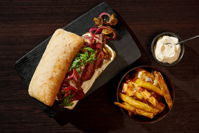 Loaded Beef, Sticky Onion & Mushroom Subs