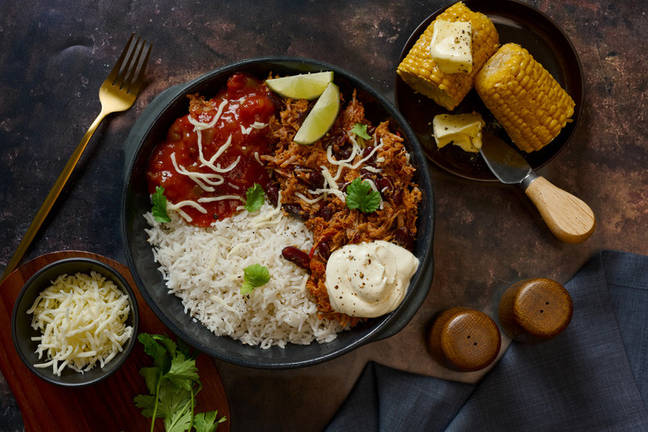 Chipotle Pulled Pork & Bean Burrito Bowl