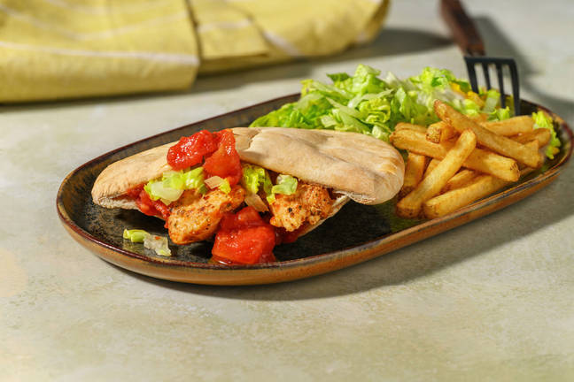 Tex-Mex Chicken & Relish Pita Pockets