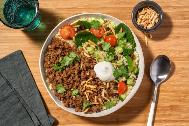 Chermoula Lamb & Jewelled Couscous Bowl