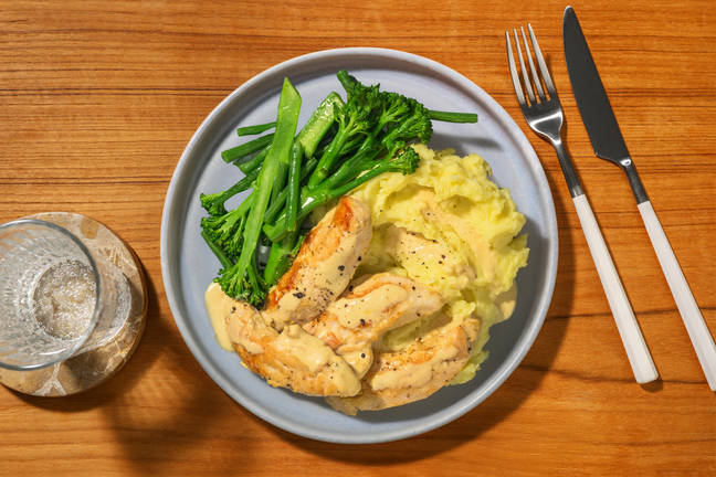 Creamy Mustard Chicken & Potato Mash