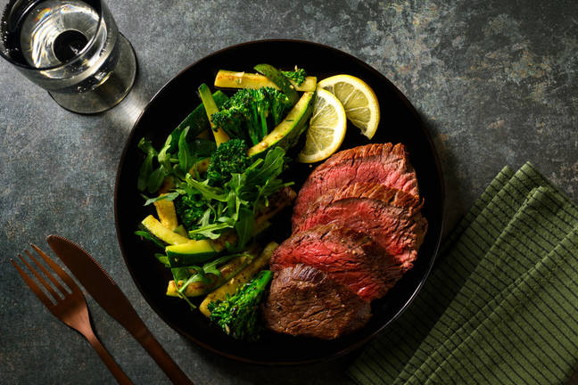 Roast Lamb Rump & Garlic Greens