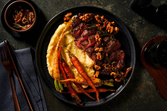 Luxe Roast Lamb & Rosemary-Walnut Topping