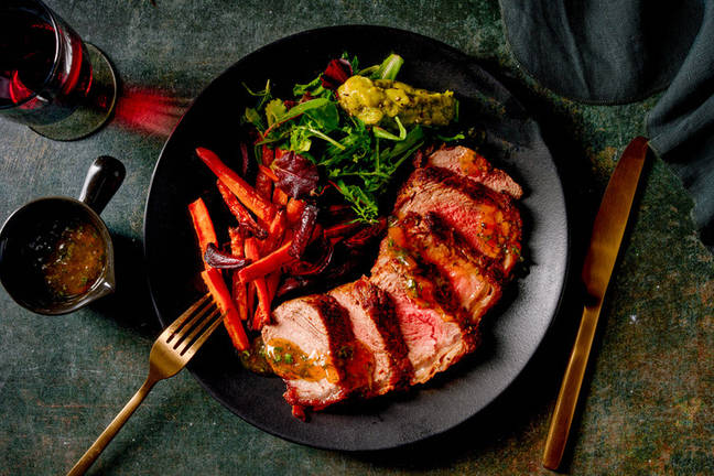 Sticky Apricot-Glazed Lamb Rump