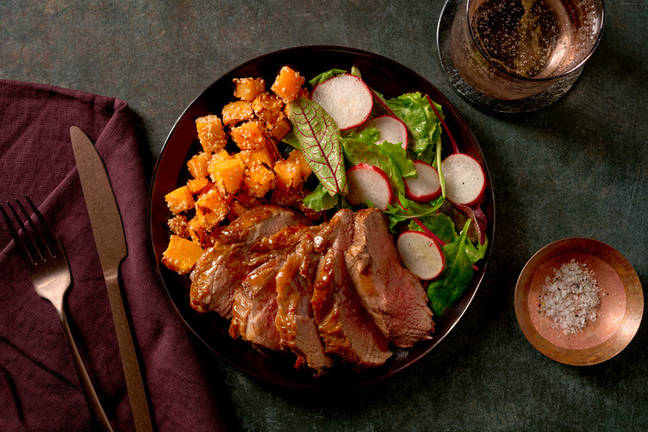Asian Sweet Chilli-Glazed Lamb Rump