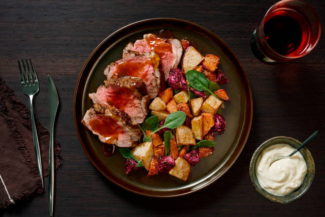 Luxe Moroccan Roast Lamb & Root Veggie Toss