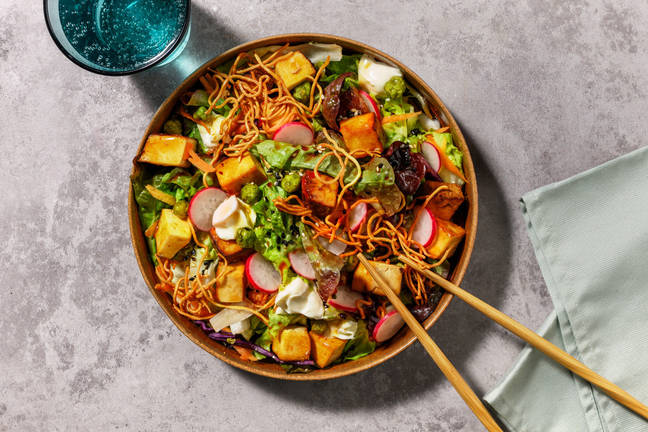 Sweet Chilli Tofu & Japanese-Style Salad
