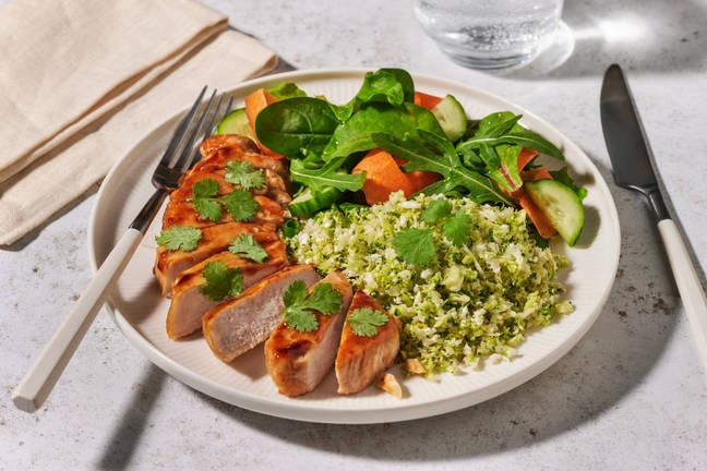 Glazed Vietnamese Pork & Veggie Rice