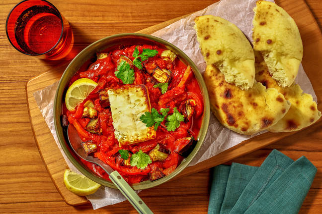 Shakshuka-Style Fetta & Eggplant Bake